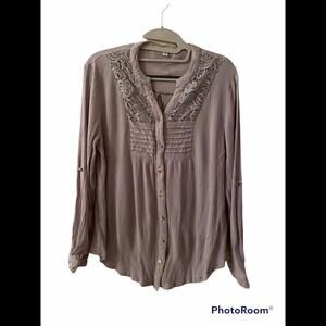 Gray Longsleeve button down shirt. Sz.XL